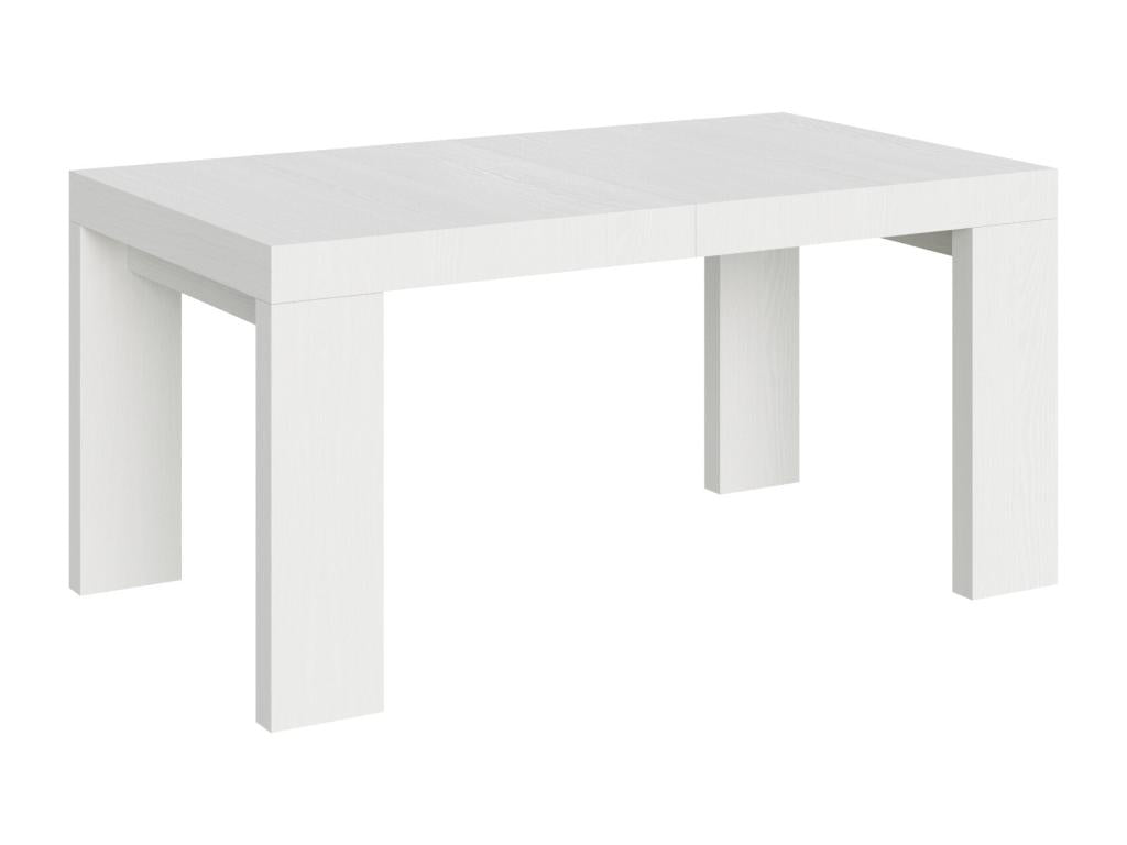 Table blanche, 90 x 160 cm