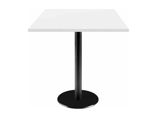 Table blanche, 70 x 70 cm