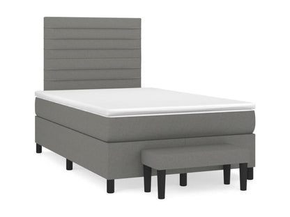 Matelas en tissu gris, 120 x 190 cm