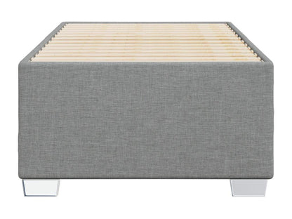 Cadre de lit en tissu gris, 80 x 200 cm