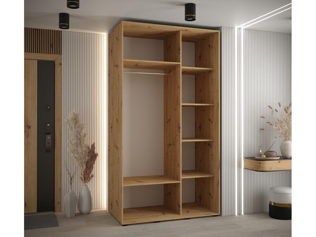 Armoire noire, 140 x 60 x 235,2 cm