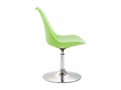 Chaise en métal vert