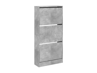Armoire en bois d'ingénierie gris, 60 x 21 x 125,5 cm