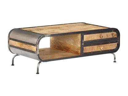 Table basse marron, 100 x 50 x 35 cm