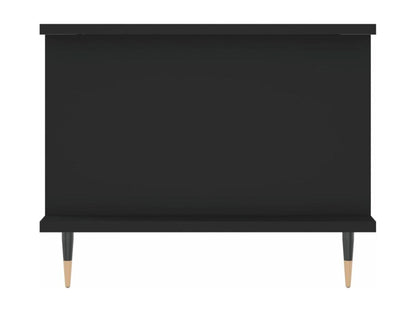 Table basse en bois d'ingénierie noir, 90 x 50 x 40 cm