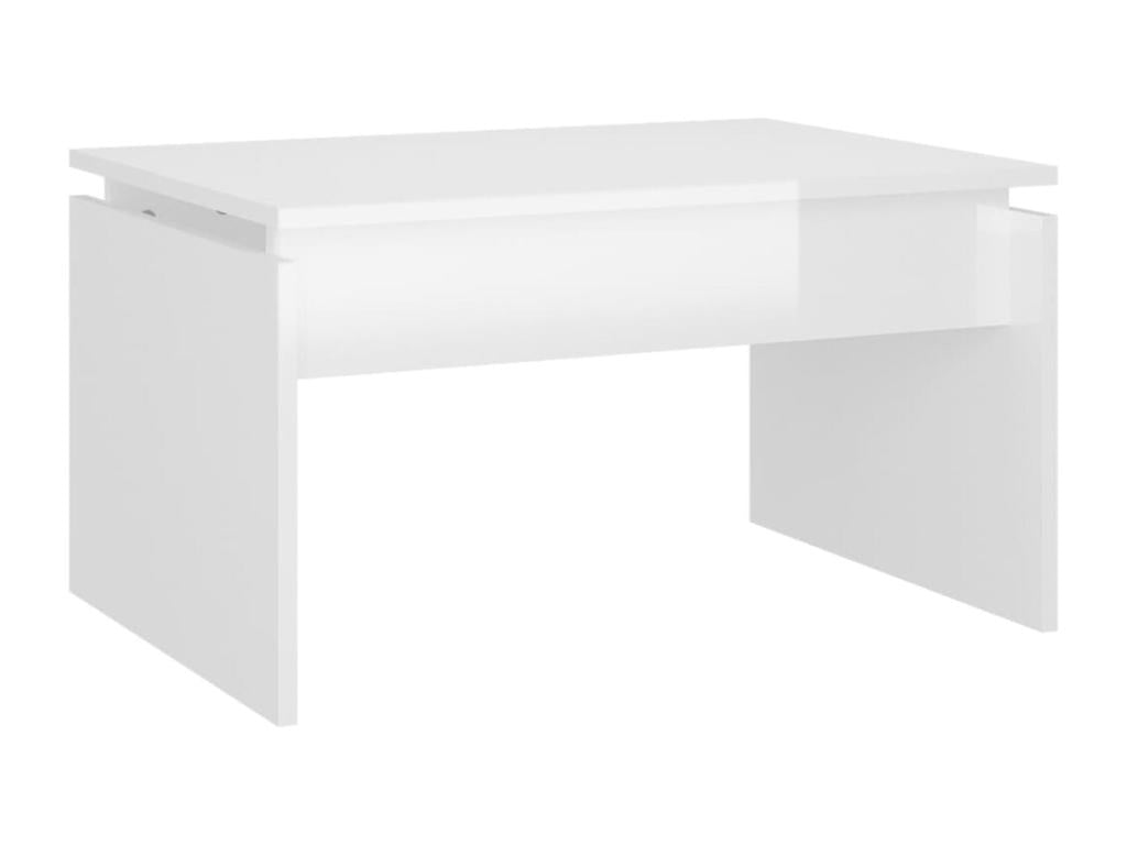 Table basse blanche, 68 x 50 x 38 cm
