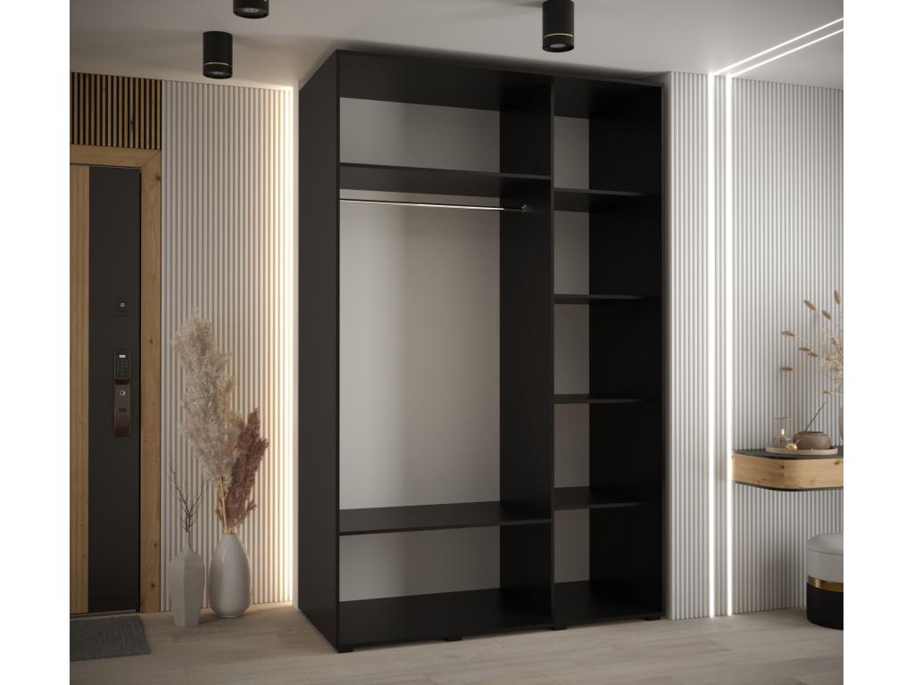 Armoire noire, 150 x 60 x 235,2 cm
