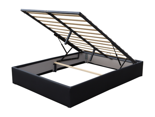 Meuble d'intérieur en tissu noir, 100 x 200 cm