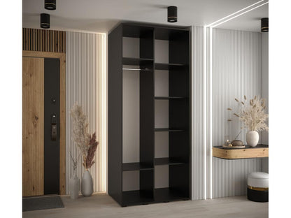 Armoire noire, 120 x 60 x 235,2 cm