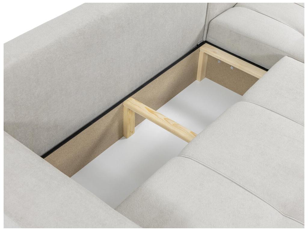 Canapé gris, 244 x 145 x 82 cm