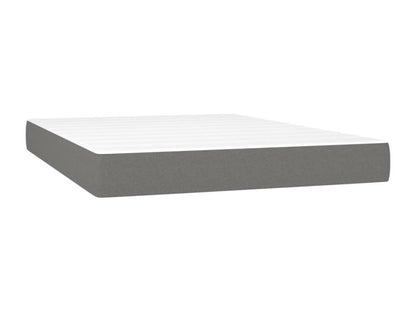 Matelas en tissu gris, 140 x 190 cm