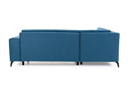 Canapé-lit en cuir noir