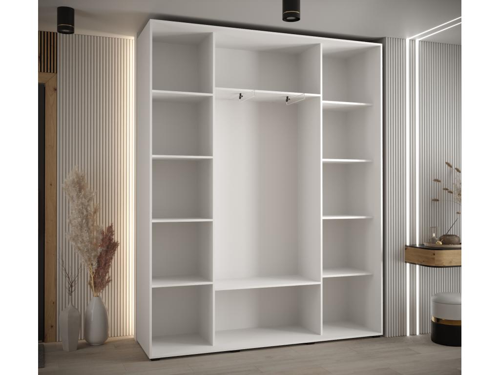 Armoire noire, 200 x 45 x 235,2 cm