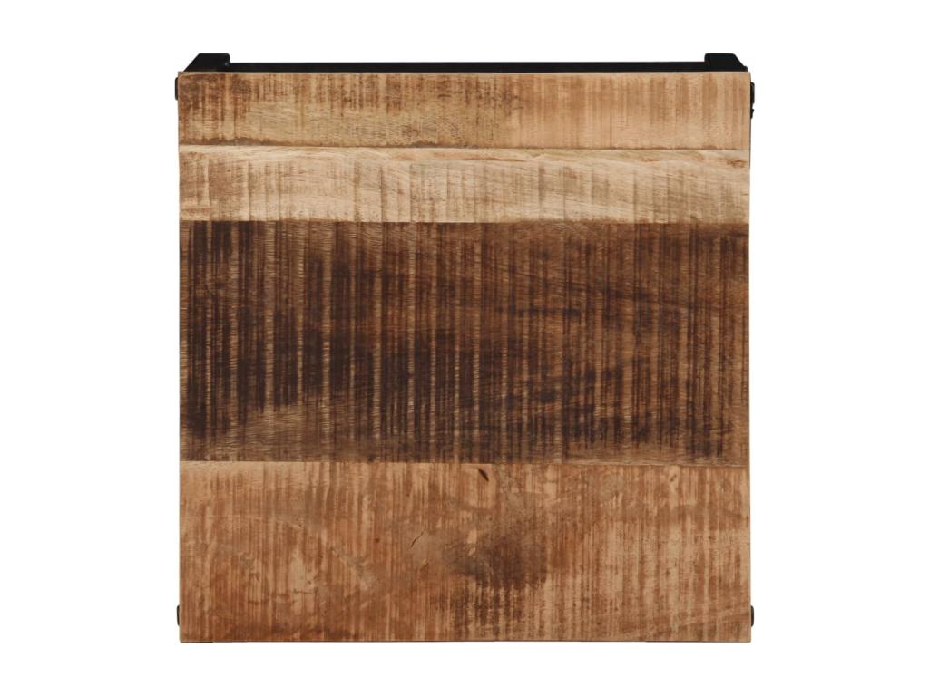 Table basse marron, 35 x 35 x 30 cm