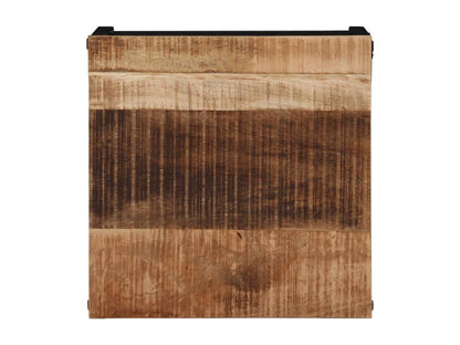 Table basse marron, 35 x 35 x 30 cm