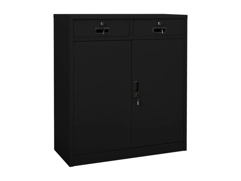 Armoire noire, 90 x 40 x 102 cm