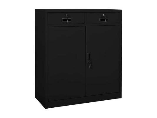 Armoire noire, 90 x 40 x 102 cm