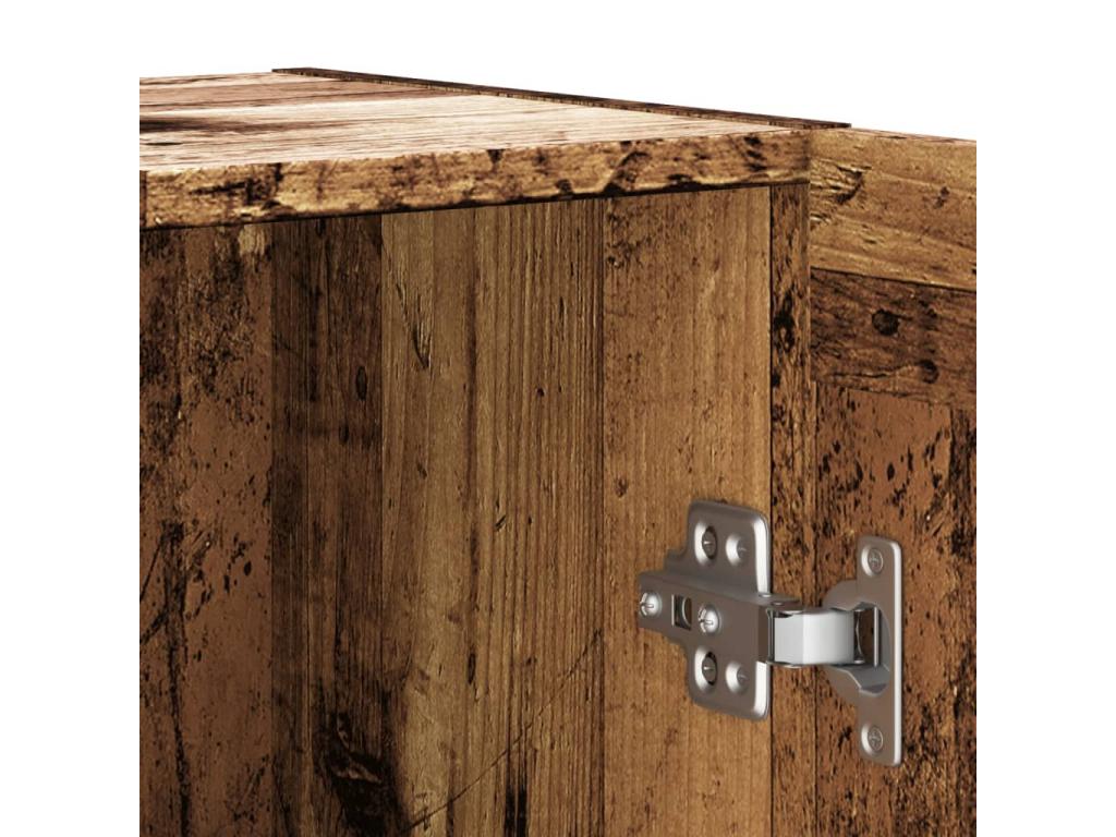 Buffet en bois d'ingénierie brun, 120 x 30,5 x 70 cm