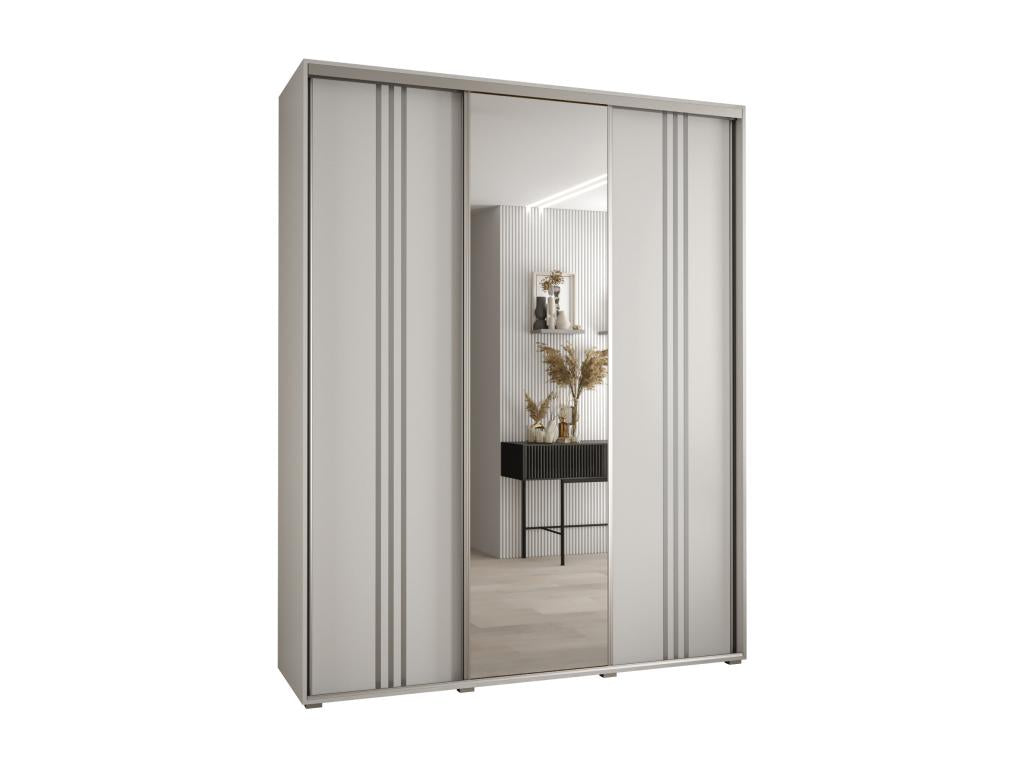 Armoire blanche, 190 x 45 x 235,2 cm