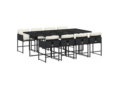 Meubles de maison en résine tressée noire