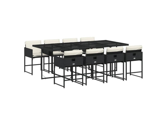 Meubles de maison en résine tressée noire