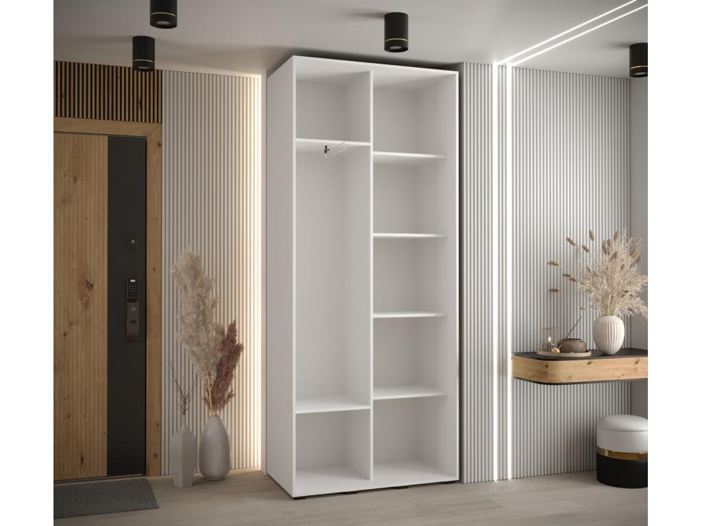 Armoire blanche, 110 x 45 x 235,2 cm