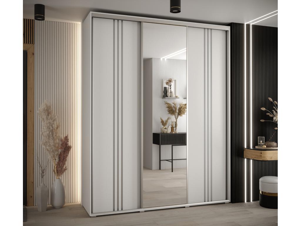 Armoire blanche, 190 x 45 x 235,2 cm