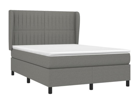 Matelas en tissu gris, 140 x 190 cm
