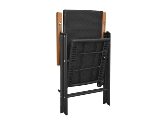 Meubles de maison en résine tressée noire