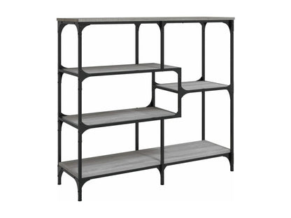 Table en bois d'ingénierie gris, 103 x 32 x 95 cm