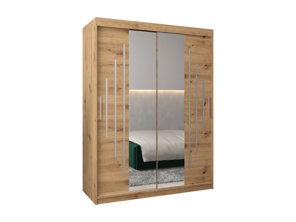 Armoire marron, 150 x 62 x 200 cm